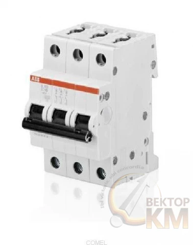 ABB  | Выключатель автоматический модульный 3п D 63А 6кА SH203 D63  2CDS213001R0631