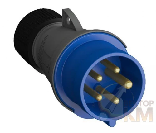 ABB  | Вилка кабельная Easy&Safe 432EP9 32А 3P+N+E IP44 9ч  2CMA101997R1000