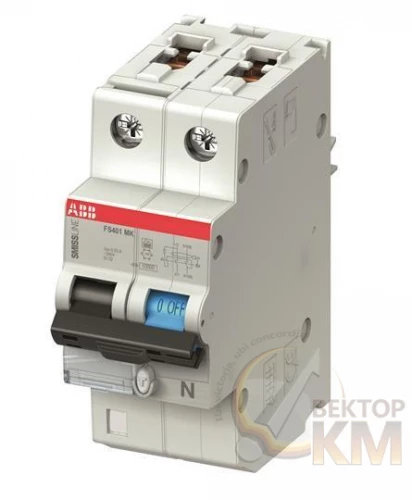 ABB  | Выключатель автоматический дифференциального тока C 32А 100мА FS401 M  2CCL562122E0324