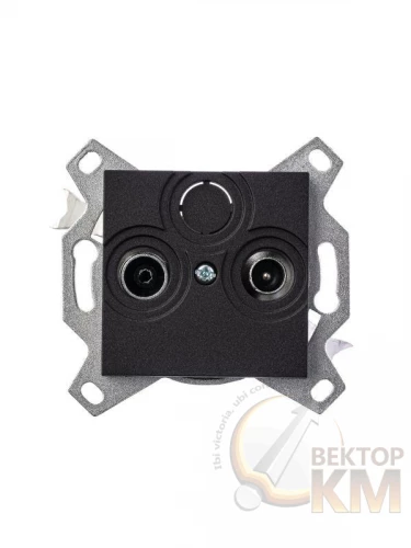 ABB  | Розетка TV-R Levit оконечная антрацит  2CHH083503A6063