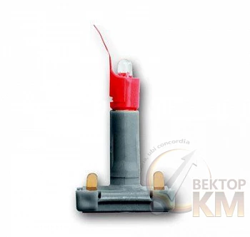 Диод светоизлучающий 0.5мА с цоколем красн. ABB 2CKA001784A0782