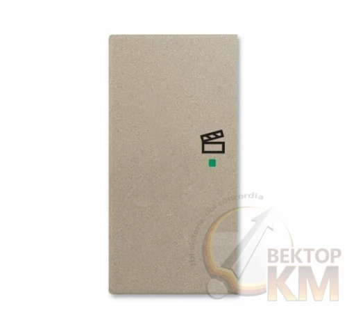 ABB  | Клавиша двойная левая SRS-2-L-93 free@home сцена Basic 55 шампань  2CKA006220A0660