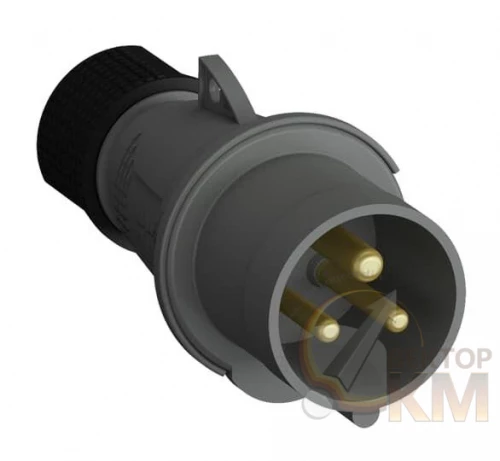 ABB  | Вилка кабельная Easy&Safe 216EP12 16А 2P+E IP44 12ч  2CMA101950R1000