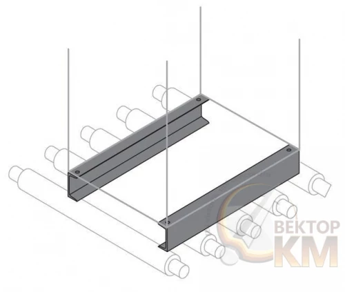 ABB  | Цоколь усиленный 100х1200 (уп.2шт)  EZ1201