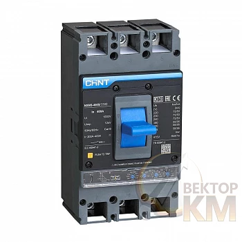 Выключатель автоматический 3п 400А 70кА NXMS-400H с электрон. расцеп. (R) CHINT 845726