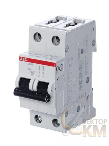 ABB  | Выключатель автоматический модульный 2п Z 50А 6кА S202 Z50  2CDS252001R0578