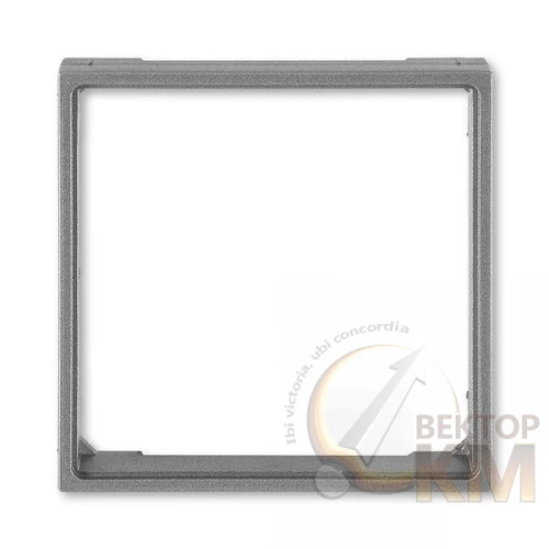 ABB  | Накладка Levit для механизма подсветки LED сталь  2CHH660070A4069