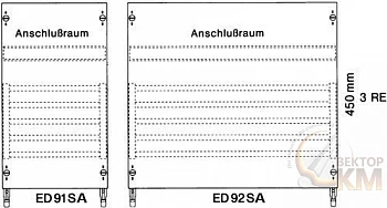Панель с шинами 5х250 А ABB ED91SA
