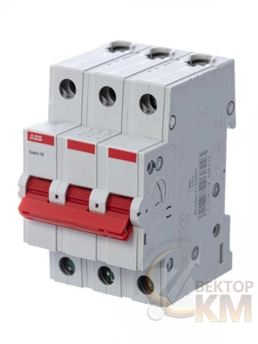 ABB  | Выключатель нагрузки мод. 3п 25А Basic M BMD51325  2CDD643051R0025