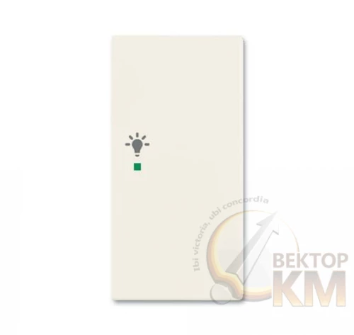 ABB  | Клавиша двойная правая SRL-2-R-96 free@home освещение Basic 55 chalet-бел.  2CKA006220A0714