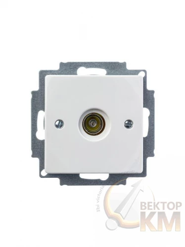 ABB  | Механизм розетки TV 1-м Basic альп. бел.  2CKA001724A4276