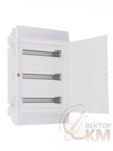 ABB  | Бокс настенный Mistral41 36М непрозр. дверь (с клемм.) 3ряда  1SPE007717F9974
