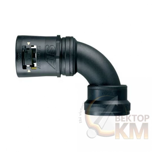 ABB  | Фитинг AT 90град. пласт.+алюм. d21 U094 черн. (уп.10шт)  7TCA296170R0321