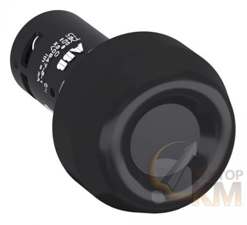 ABB  | Кнопка усиленная CP6-10B-11 черн. 1НО+1НЗ с резиновым колпачком IP69K  1SFA619105R1076