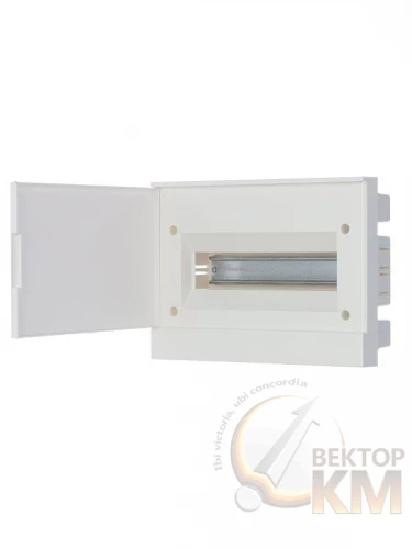 ABB  | Бокс в нишу Basic E 12М бел. непрозр. дверь (с клемм)  1SZR004002A1104