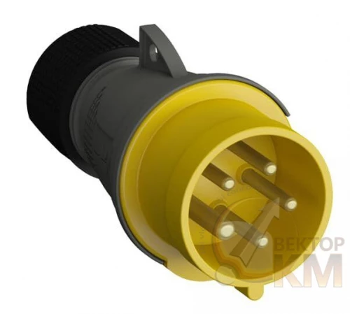 ABB  | Вилка кабельная Easy&Safe 432EP4 32А 3P+N+E IP44 4ч  2CMA101993R1000