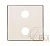 Накладка для механизма 2RCA SKY бел. ABB 2CLA855520A1101