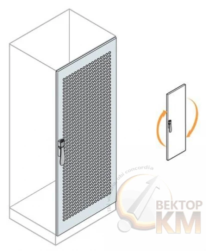 ABB  | Дверь с перворацией для шкафа 2000х800  EC2084