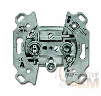 Механизм розетки TV-R-SAT тупиковая ABB 2CKA000230A0463