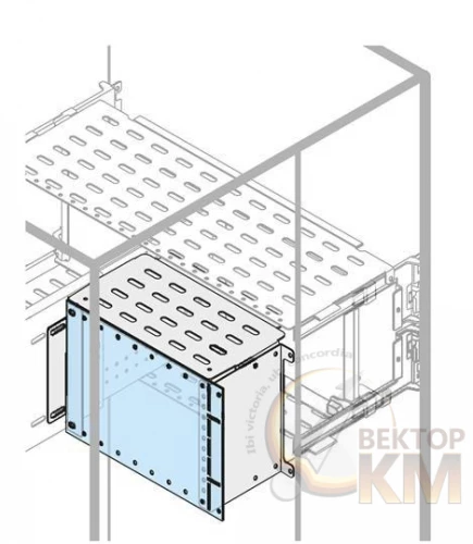 ABB  | Перегородка + уголок P1 H=500мм W=400мм  1STQ008969A0000