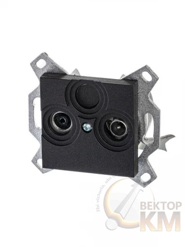 ABB  | Розетка TV-R Levit оконечная антрацит  2CHH083503A6063