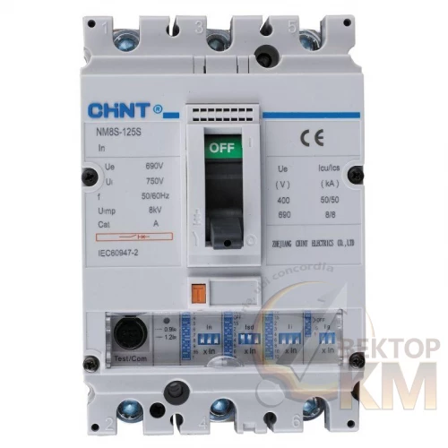 149682 CHINT | Выключатель автоматический 3п 40А 50кА NM8-125S  