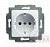 Розетка 1-м 16А IP21 250В Schuko альп. бел. ABB 2CKA002011A2829