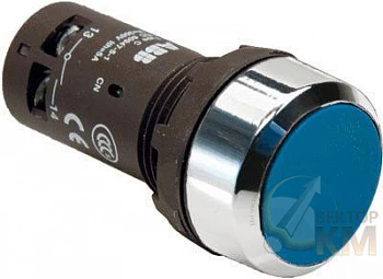 Кнопка CP1-30L-11 без фикс. 1HO+1H3 син. ABB 1SFA619100R3074