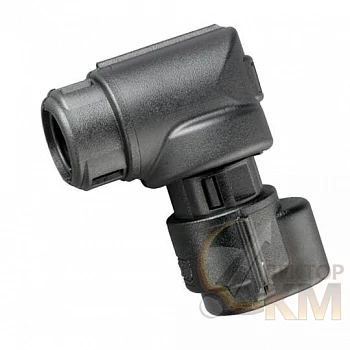 Разъем Bosch Compact CI нейлон 6 d8мм угол 90 2 вывода CI08-90-BC2 черн. (уп.500шт) ABB 7TCA298010R0166