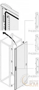 Дверь глухая с перекрытием H1800 W500 ABB 1STQ002259B0000