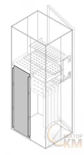 ABB  | Перегородка верт. задняя H=700мм W=600мм  1STQ009104A0000