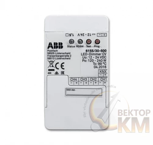 ABB  | Диммер LED 6155/30-500 KNX 4-канальный без блока питания  2CKA006151A0254