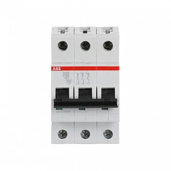 Выключатель автоматический модульный 3п C 50А 6кА S203 C50 ABB 2CDS253001R0504