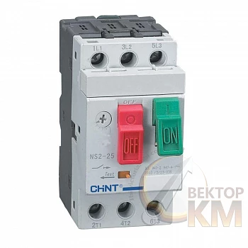 Выключатель автоматический для защиты двигателя 16-25А NS2-80B (R) CHINT 495086