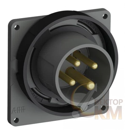 ABB  | Вилка с прямым фланцем Easy&Safe 316EBU7W 16А 3P+E IP67 7ч  2CMA101265R1000