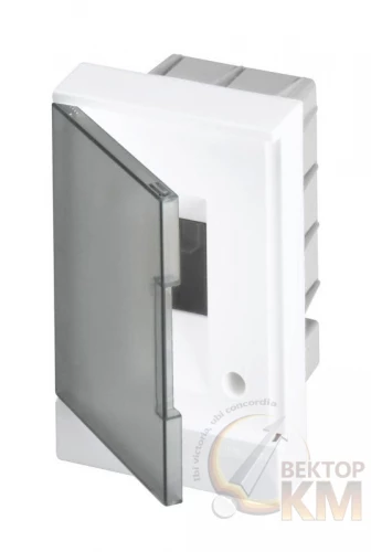 ABB  | Бокс в нишу Basic E 2М сер. прозр. дверь (без клемм)  1SZR004002A1200