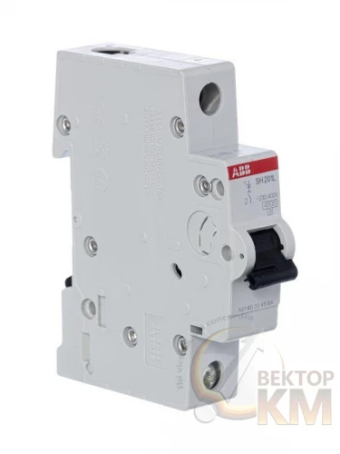 ABB  | Выключатель автоматический модульный 1п B 50А 4.5кА SH201L B50  2CDS241001R0505