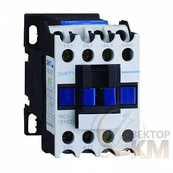 Контактор NC1-1210Z 12А DC 24В 1НО (R) CHINT 221437