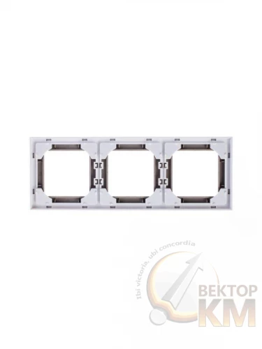 ABB  | Рамка Levit 3п кофе макиато/бел.  2CHH015030A6018