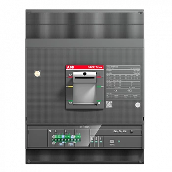 Выключатель автоматический XT6N 800 Ekip Dip LS/I In=630 3p F F ABB 1SDA107562R1