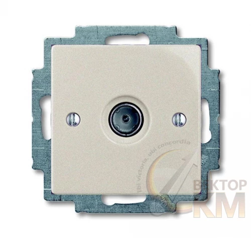 ABB  | Механизм ТВ-розетки одиночная Basic 55 шампань  2CKA001724A4310