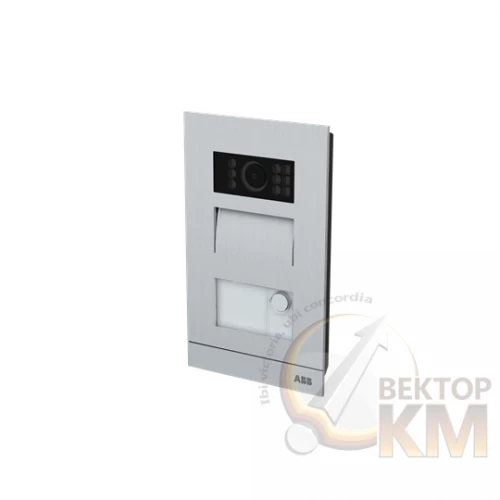 ABB  | Станция вызова моноблок минис одной клавишей в комплекте с монтажной коробкой  2TMA070010A0016