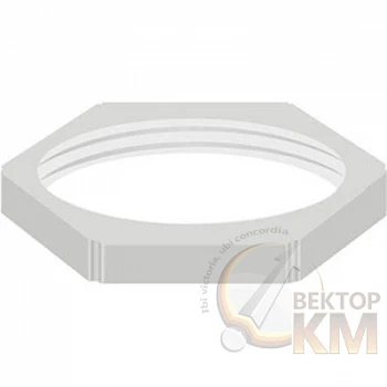 Гайка пластиковая стопорная EMUG25 для M25 ABB 1SCA022715R8520