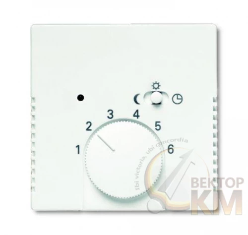 ABB  | Накладка для терморегулятора 1095 U/UF-507 1096 U Basic 55 альп. бел.  2CKA001710A3867