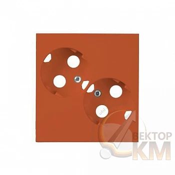 Накладка 2-м СП ProDuct 16А IP20 для розетки оранж. ABB 2TKA00001026