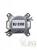 Розетка TV-R-SAT Levit единственная сер. ABB 2CHH083303A6016 ABB | Розетка TV-R-SAT Levit единственная сер. 2CHH083303A6016