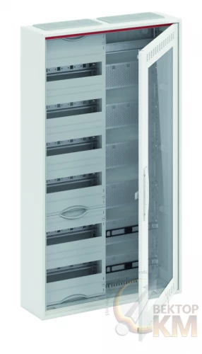 ABB  | Шкаф 72М навесной с медиапанелями IP30 950х550х160 с расстоянием между DIN-рейками 125мм и самозажимными клеммами N/PE и Wi-Fi дверью с вент. отверстиями CA26VMW  2CPX052222R9999