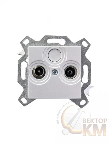 ABB  | Розетка проходная TV-R Levit 7дБ жемчуж.  2CHH083607A6068