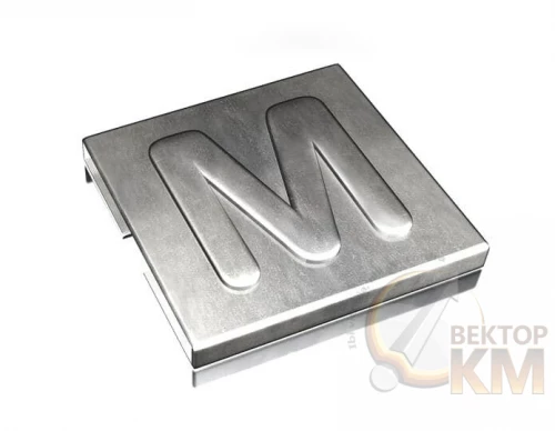 ABB  | Маркировка для каб. стяжки нерж. сталь "M" (уп.100шт)  7TCG009470R0089
