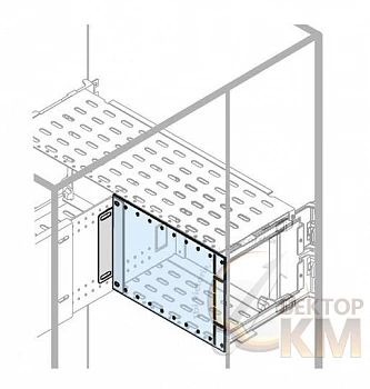 Перегородка + уголок P0 H=500мм W=400мм ABB 1STQ008937A0000